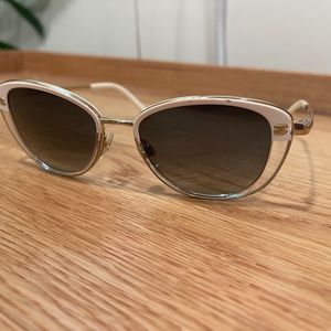 White CHANEL Sunglasses